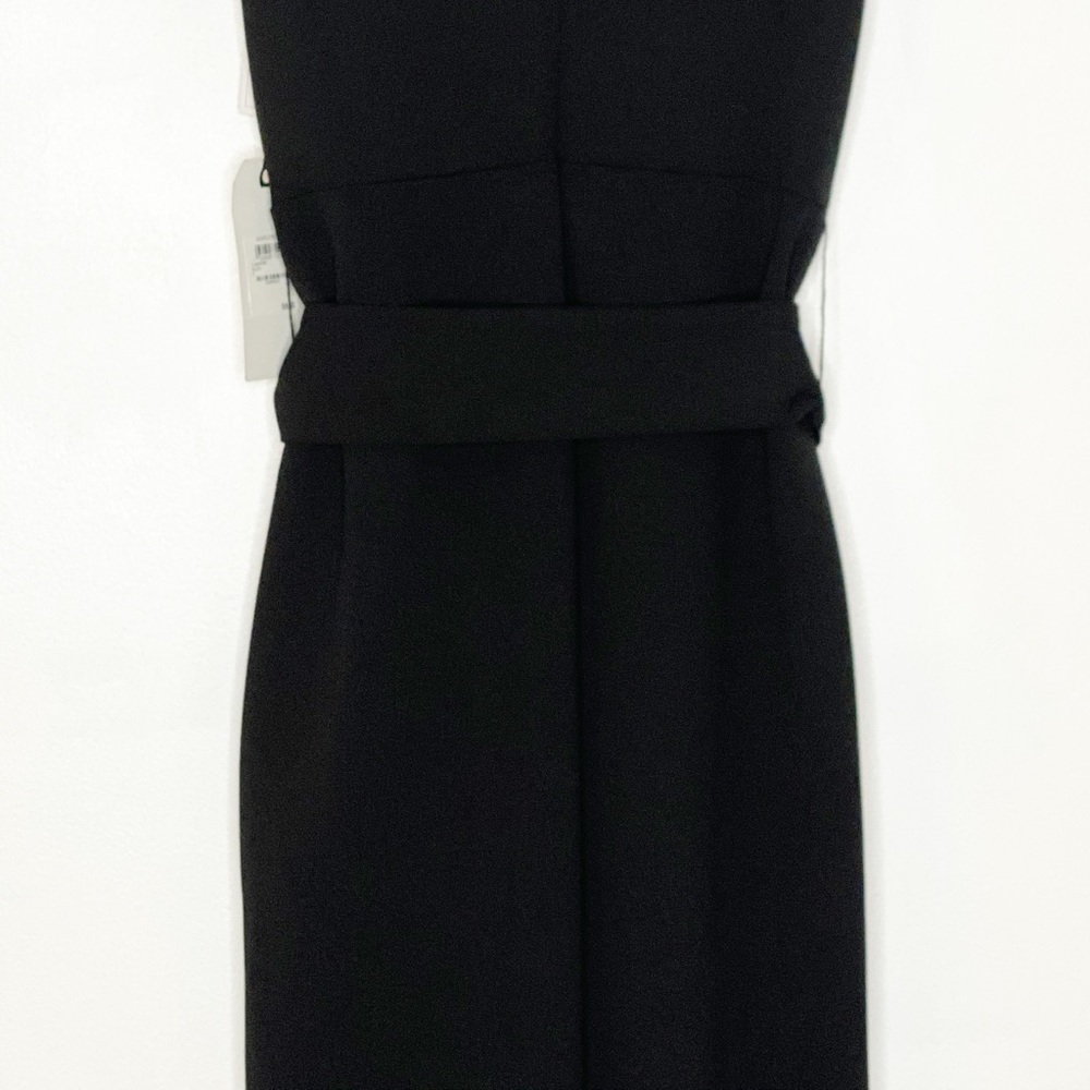 LEITH Black Deep V Neck Wide Leg Jumpsuit Size S - Picture 8 of 10